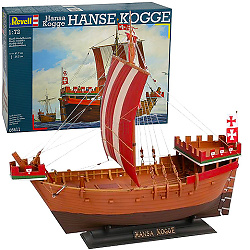 Model Kit Corabie Hansa Kogge