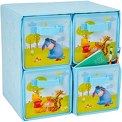 Cutie de depozitare cu 4 sertare Pooh