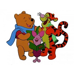 Decoratiune spuma Pooh si prietenii