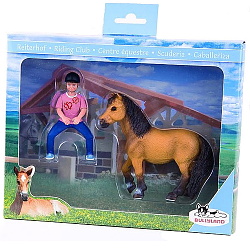 Farmland - Set figurina jocheu cu ponei galez