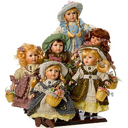 Fetite din portelan, 6 modele diferite