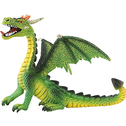 Figurina dragon asezat (verde)