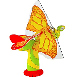 Fluture zburator Butterfly (galben)