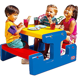 Masa picnic cu bancheta 4 copii