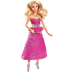 Papusa Barbie in rochie de bal