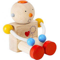 Robot cu sunete din lemn