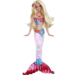 Sirena sclipitoare Barbie (blonda)
