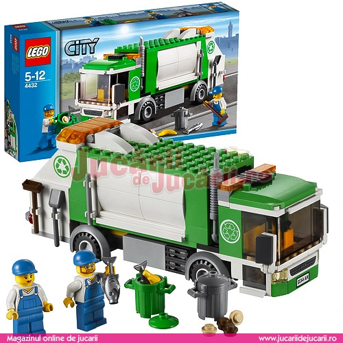 drag Vest pick LEGO City - Camion pentru gunoi - Jucarii de Jucarii