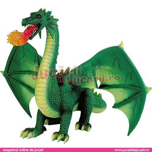 Eco friendly Motivate Shining Soft Play - Figurina dragon cu flacari 45cm - Jucarii de Jucarii