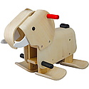 Plan Toys - Balansoar din lemn Elefantul plimbaret