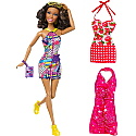Barbie - Barbie Fashionista - Set papusa Nikki cu 2 rochii