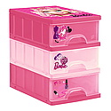 OKT - Cutie de depozitare Barbie cu 3 sertare