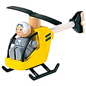 Plan Toys - Elicopter din lemn cu pilot