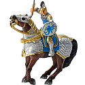 Bullyland - Figurina cavaler cu cal de lupta
