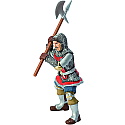 Bullyland - Figurina cavaler cu topor si armura (rosu)