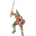 Bullyland - Figurina soldat cu palos si armura rosie