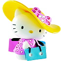 Bullyland - Hello Kitty - Figurina Kitty la cumparaturi (stralucitoare)