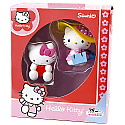 Bullyland - Hello Kitty - Set Figurine Shopping Girl si Valentine