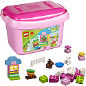 LEGO - LEGO Duplo - Cutie 30 cuburi roz