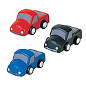 Plan Toys - Mini camioane din lemn