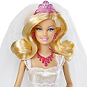 Barbie - Papusa Barbie mireasa cu buchet