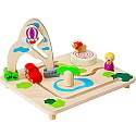 Plan Toys - Parc Vesel din lemn