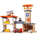 Plan Toys - PlanCity - Set centru de salvare