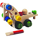 Plan Toys - Set constructii din lemn 30 piese