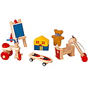Plan Toys - Set  jucarii dictractive din lemn