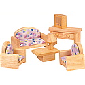 Plan Toys - Set mobilier sufragerie Classic