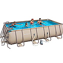 Bestway - Set piscina cadru metalic rectangular