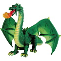 Bullyland - Soft Play - Figurina dragon cu flacari 45cm