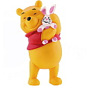 Bullyland - Winnie the Pooh - Figurina Winnie cu iepuras